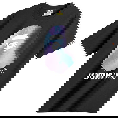 Tričko BAPE Tie Dye Logo Graphic T-Shirt Black Čierna | 001TEK801033M-BK2, 1