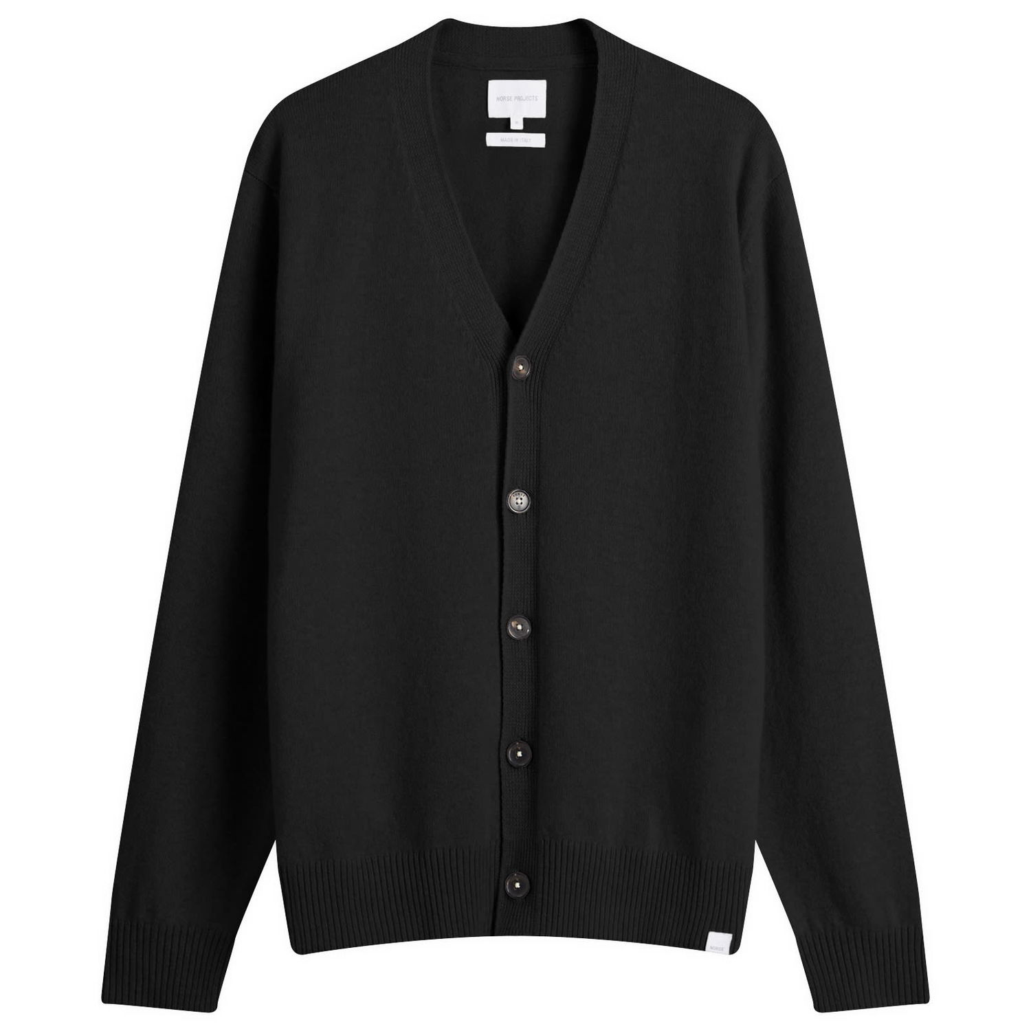 Sveter NORSE PROJECTS Standard Lambswool Knit Cardigan Čierna | N45-0624-9999, 0