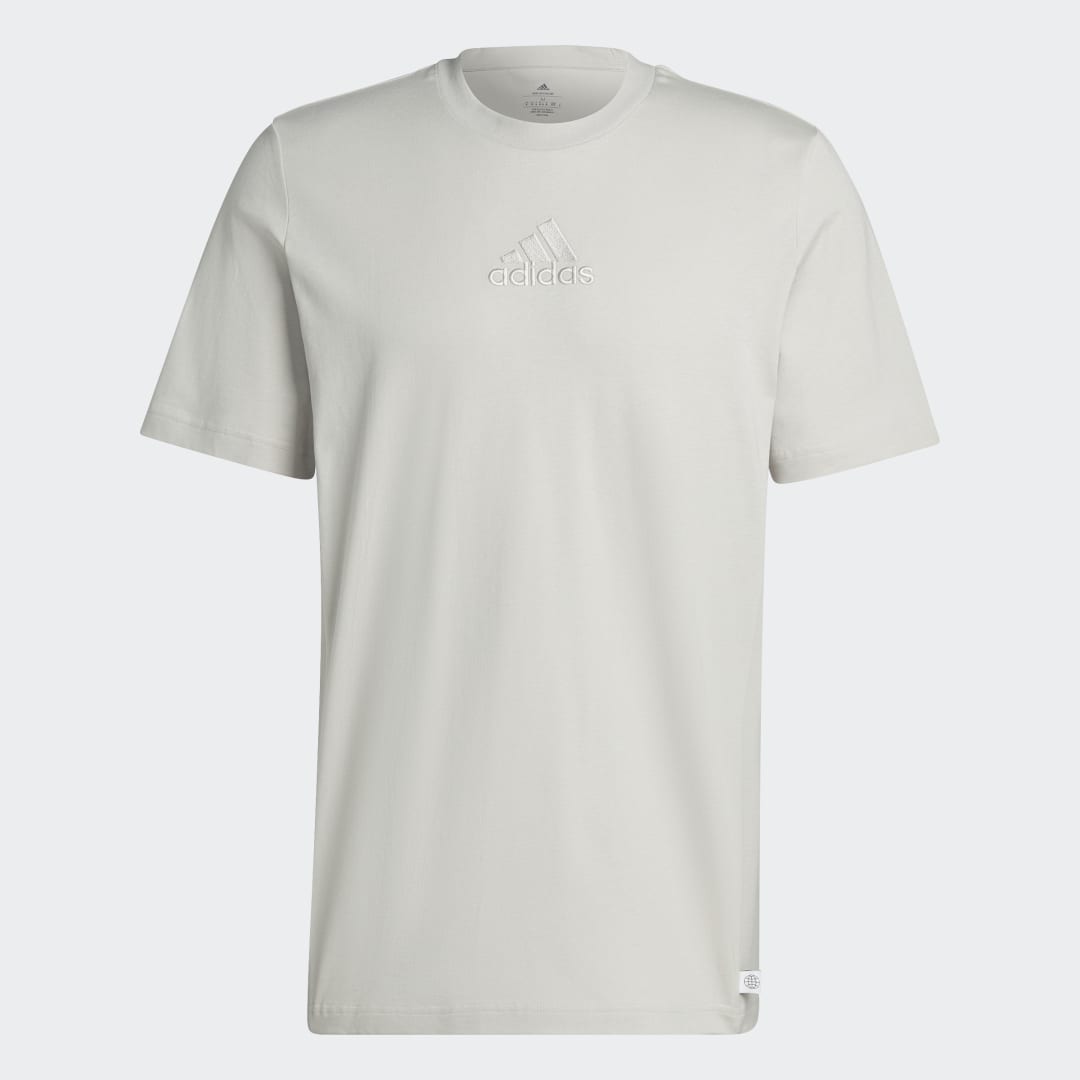 Tričko adidas Performance Lounge T-Shirt Šedá | HU1511, 1