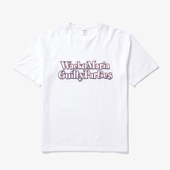 Tričko WACKO MARIA Washed Heavy Weight Crew Neck T-shirt Biela | 23SS-WMT-WT01, 0