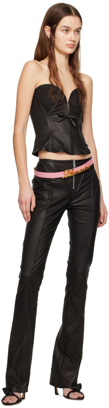 Opasok Blumarine Blumarine Logo Belt Čierna | P422W223A, 4