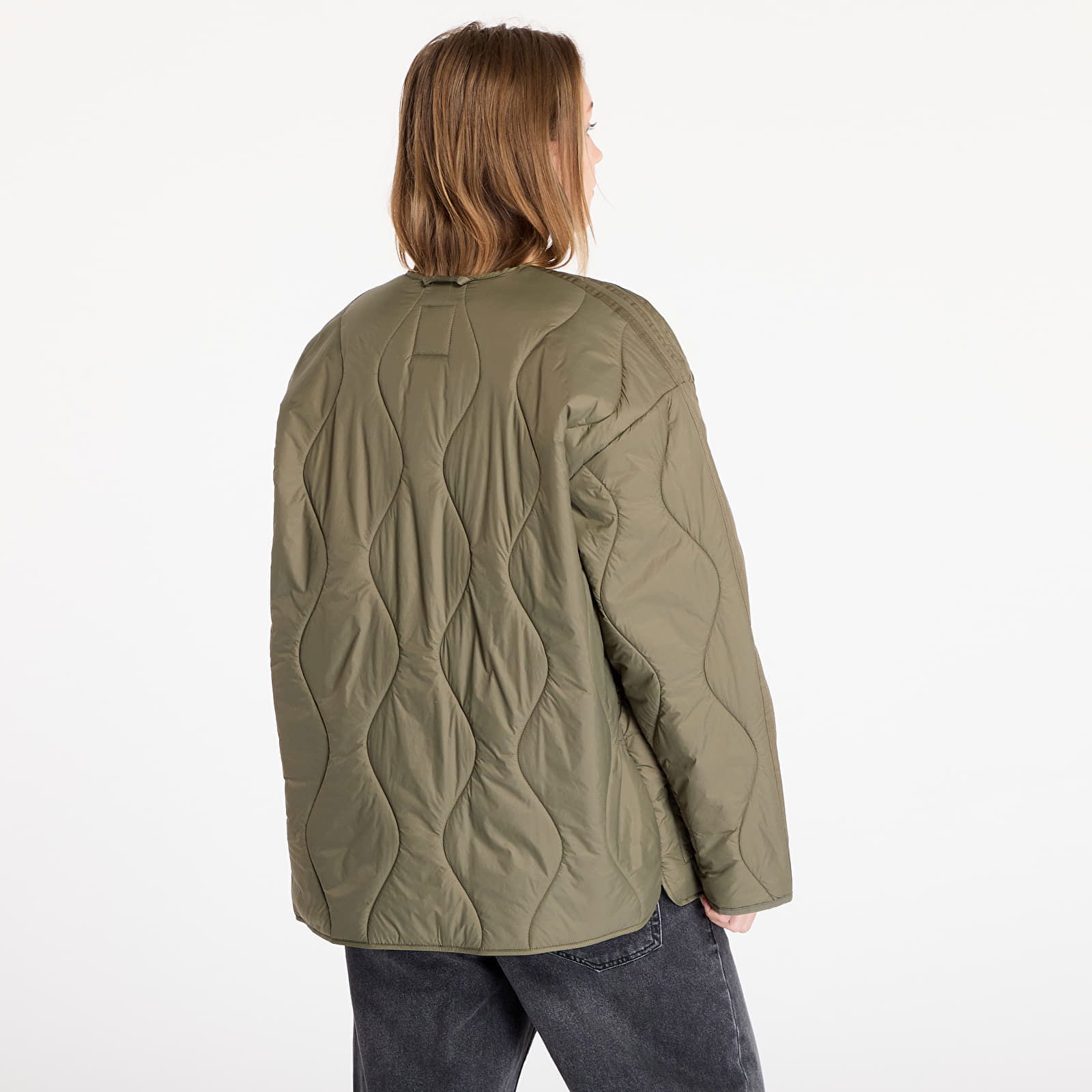 Quilted Liner Jacket Olive Strata