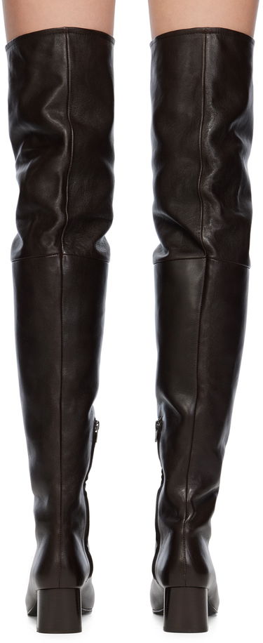 Tenisky a topánky LEMAIRE Knee-High Leather Boots Hnedá | FO0070 LL0043, 1