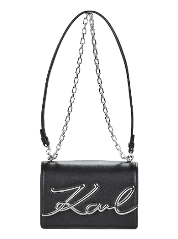 KARL LAGERFELD Shoulder Bag K/SIGNATURE 235W3062-A994-BLACK-NICKEL