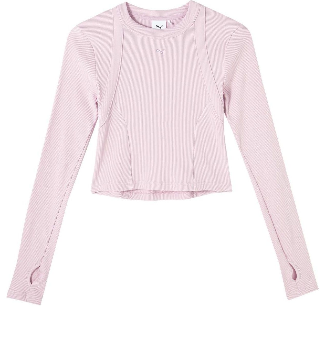 Crop Top Puma Seamless Long Sleeve Cropped T-Shirt Fialová | 627754-60, 0