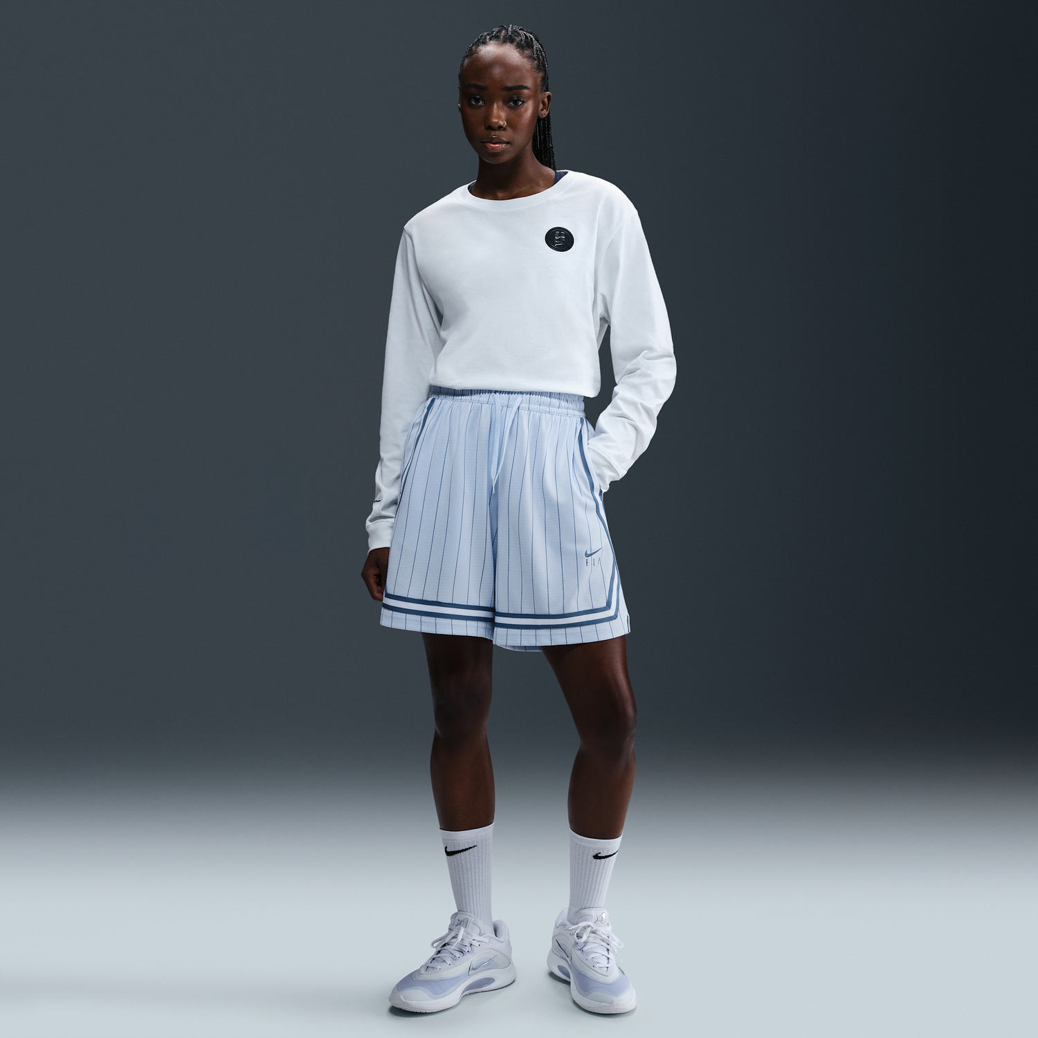 Šortky Nike Fly Crossover Basketball Shorts Modrá | FZ5510-423, 0