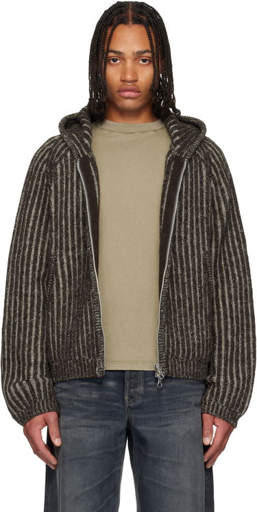 Mikina OUR LEGACY Level Striped Knit Zip-Up Hoodie Rôznofarebný | M4253LV, 0