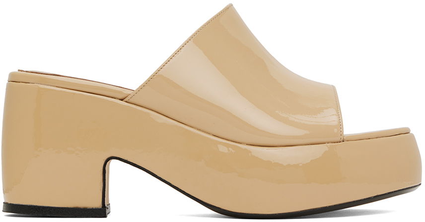 Doplnky BY FAR BY FAR Leroy Heeled Sandals Béžová | 23SSLERMKRFP, 0
