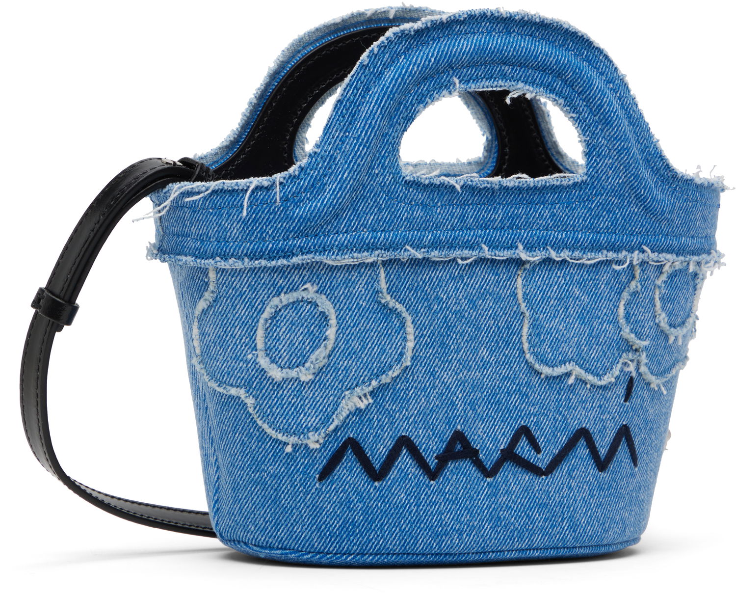 Kabelka Marni Marni Tropicalia Micro Denim Tote Bag Modrá | BMMP0096L6 P8201, 1