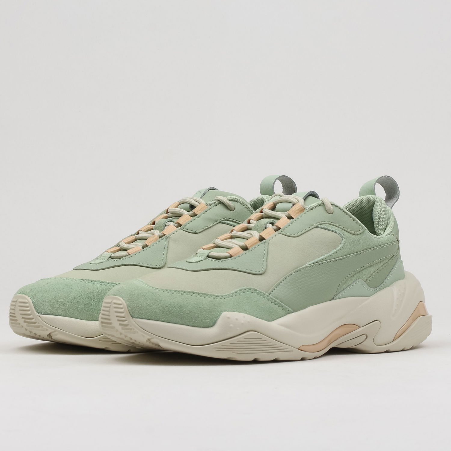 Tenisky a topánky Puma Thunder Desert Wn's smoke green - silver green Šedá | 368024 02, 0