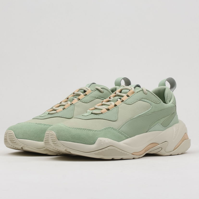 Tenisky a topánky Puma Thunder Desert Wn's smoke green - silver green Šedá | 368024 02