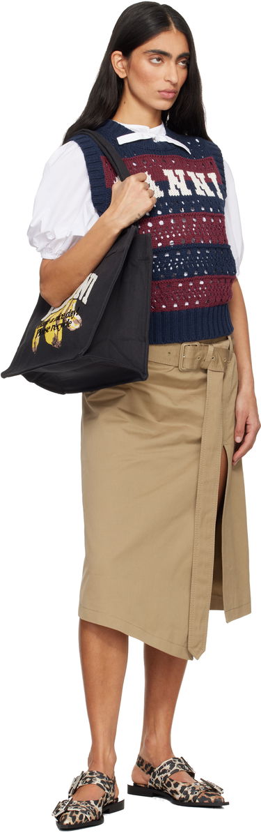 Tote bag GANNI Banana Large Tote Čierna | A6897, 3