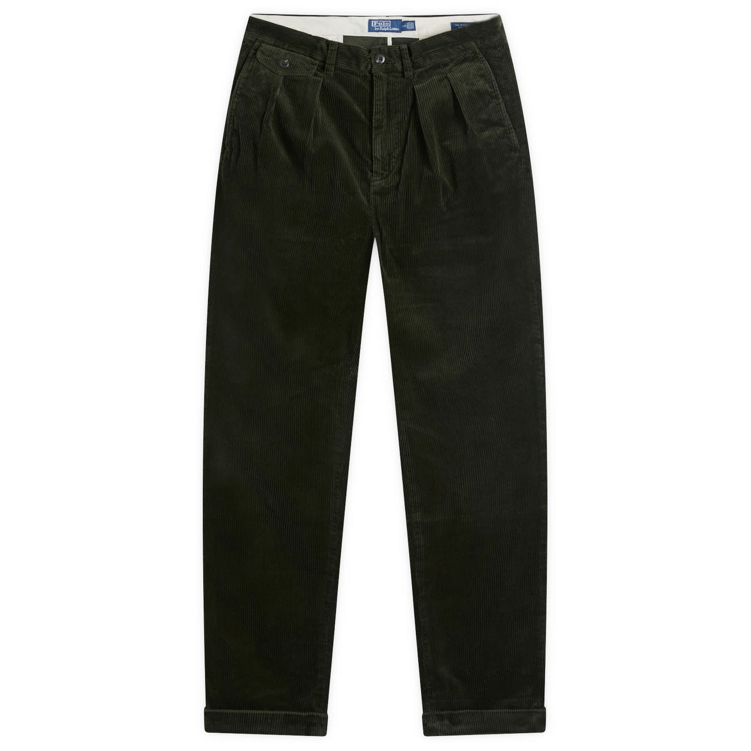 Nohavice Polo by Ralph Lauren Pleated Chino Trousers Zelené | 710882543011, 0