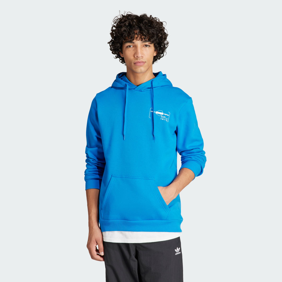 Mikina adidas Originals Paris Graphic Modrá | IX3074, 0
