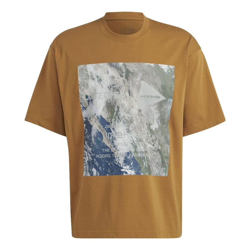 Tričko adidas Performance Terrex Graphic T-Shirt Hnedá | HR7142