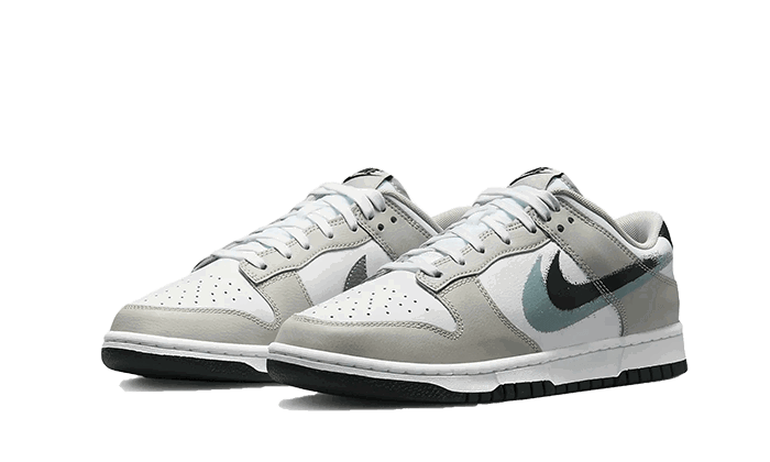 Tenisky a topánky Nike Dunk Low Stencil Swoosh Šedá | FD0661-100, 1