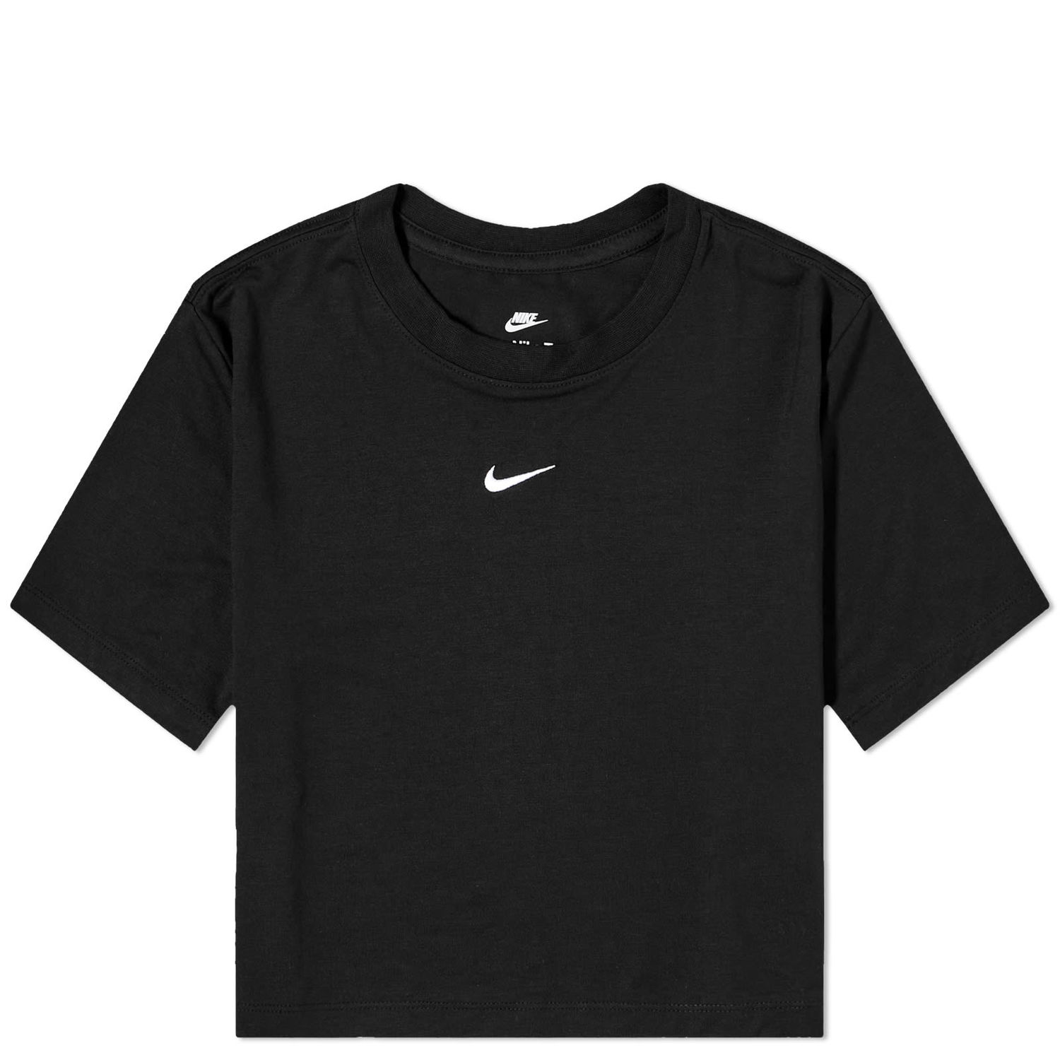 Crop Top Nike Essential Slim Crop Swoosh Tee Čierna | FB2873-010, 0