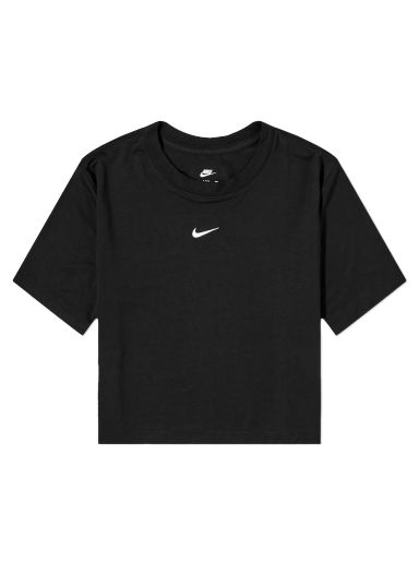 Crop Top Nike Essential Slim Crop Swoosh Tee Čierna | FB2873-010