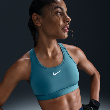Podprsenka Nike Nike Swoosh Medium-Support Padded Sports Bra Tyrkysová | DX6821-006, 2