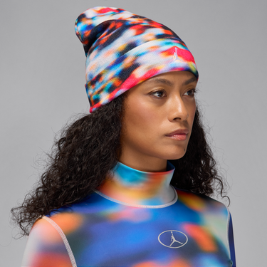 Kulicha Jordan Peak Essential Mountainside Vibrant Abstract Print Beanie Rôznofarebný | HV2047-100, 1