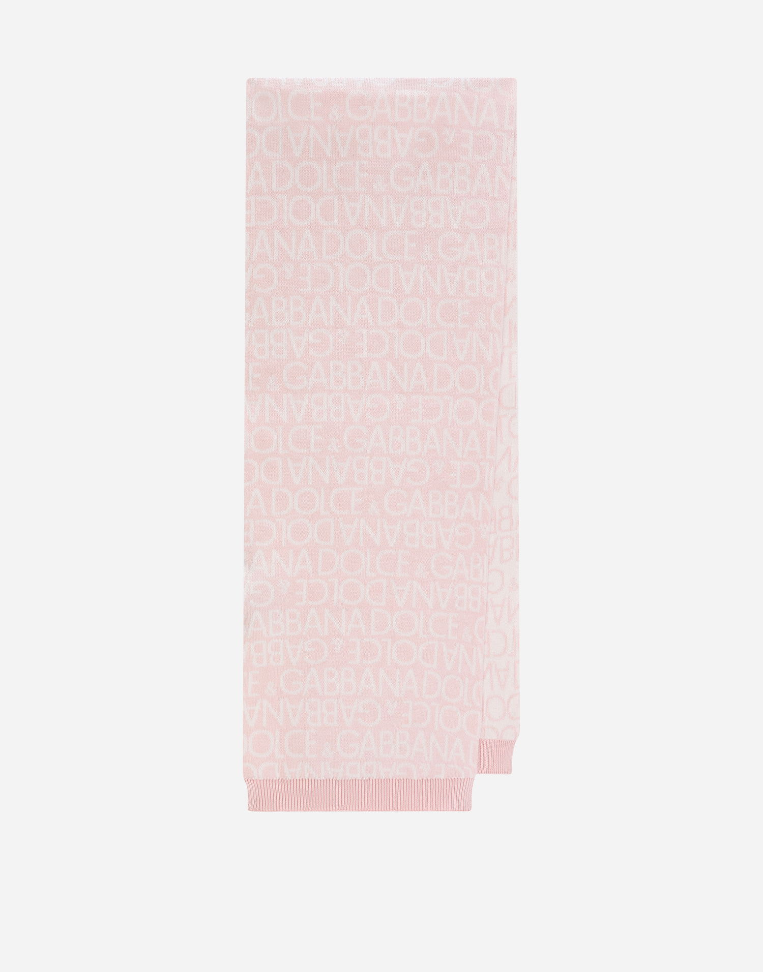 Šál Dolce & Gabbana Dolce & Gabbana Knitted Logo Jacquard Scarf Ružová | LNKAD5JFMU8S9001, 1