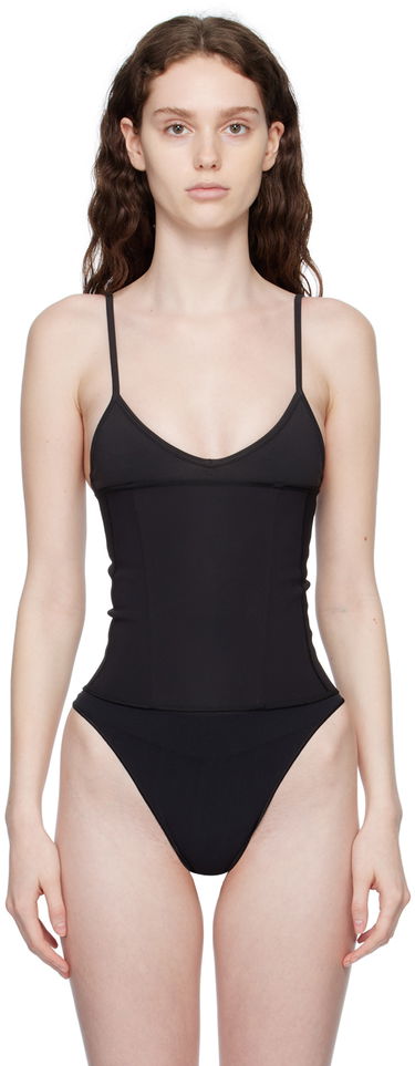 Plavky SKIMS SKIMS Neoprene Waist Trainer Bodysuit Čierna | SH-WST-0018, 0