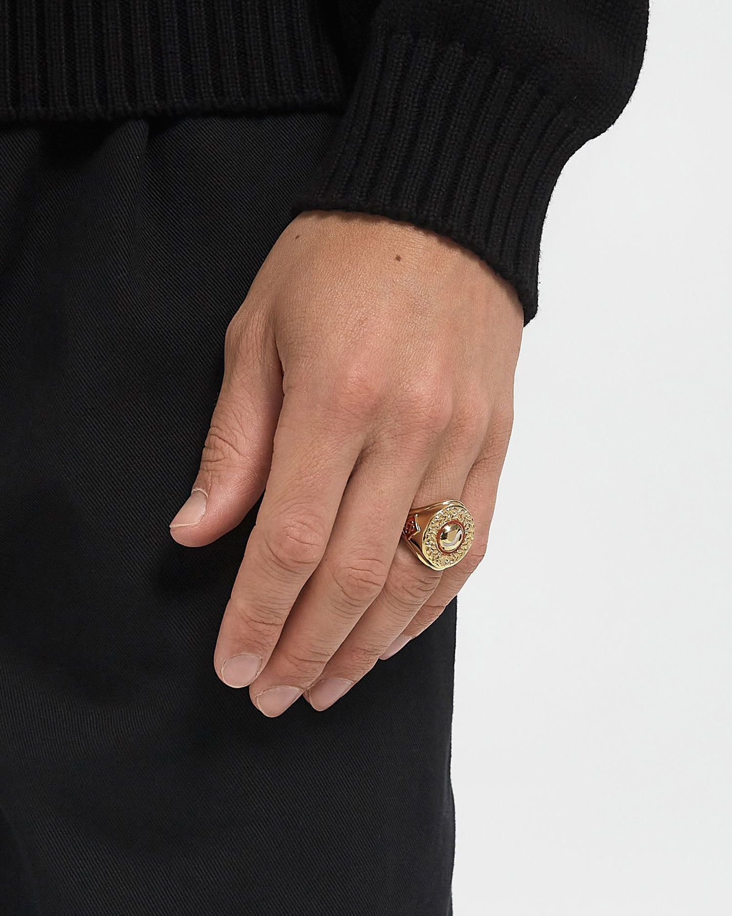 Prsteň Casablanca Sports Medallion Ring Žltá | APF25-JW-174-01, 1