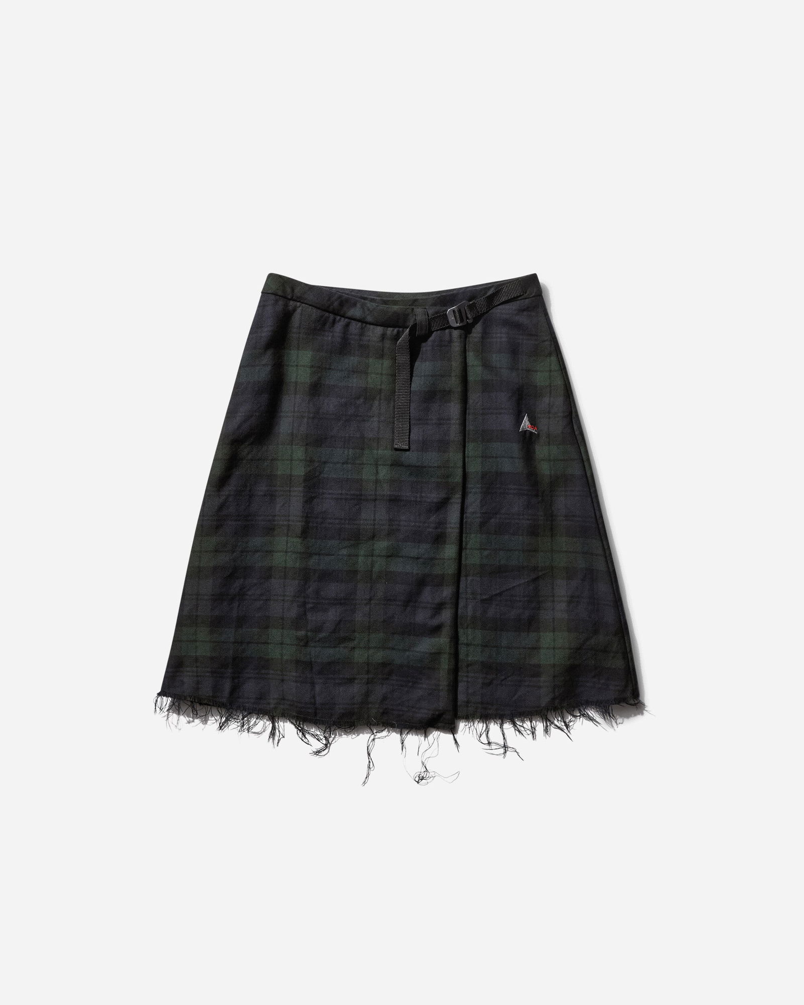 Frayed Asymmetrical Skirt