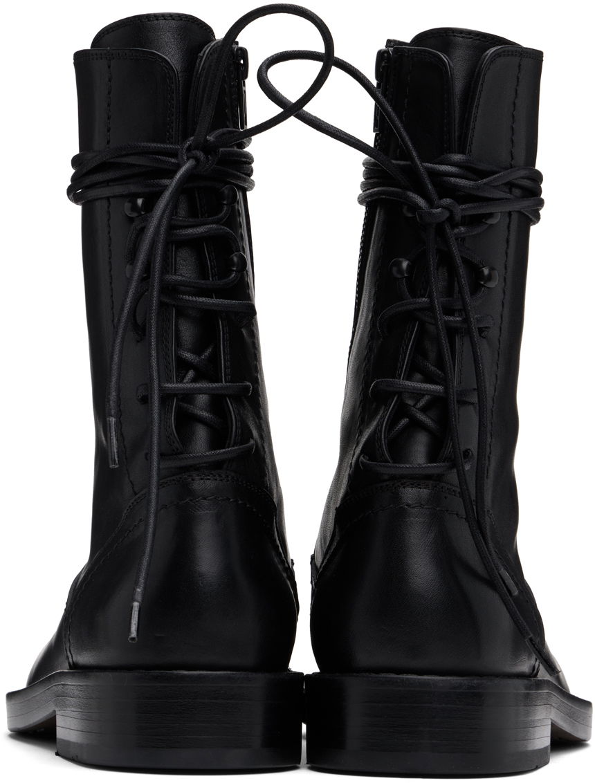 Oblečenie Ann Demeulemeester Ann Demeulemeester Heiko Leather Boots Čierna | CO02-M-A40-LT047-099, 1