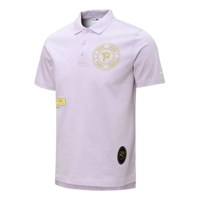 Polo tričko Puma Mix Badge Polo Shirt Fialová | 537039-17