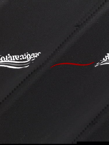 Tepláky Balenciaga Balenciaga Wide-Leg Track Pants Čierna | 818517TRVE21089, 3