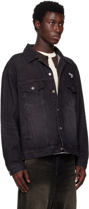 Bunda We11done We11done 1506 Trucker Denim Jacket Čierna | WD-DJ1-23-913-U-BK, 4