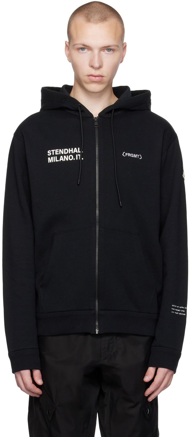 Mikina Moncler x Genius 7 FRGMT Hiroshi Fujiwara Hoodie Čierna | I209U8G00001M2372, 0