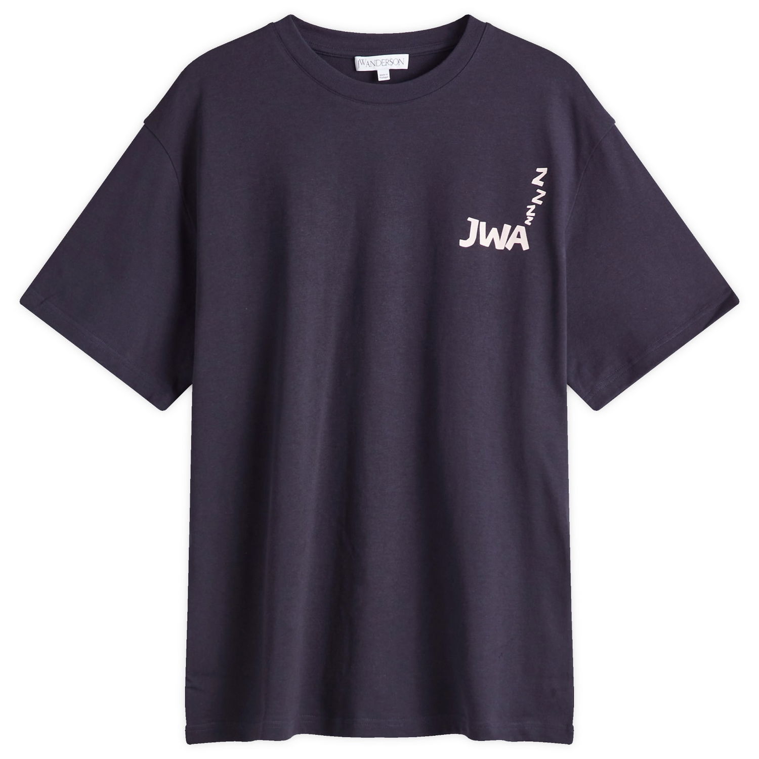 Tričko JW Anderson JW Anderson JWA Back Print T-Shirt, Size Large Navy | JT0270-PG1510-898, 0