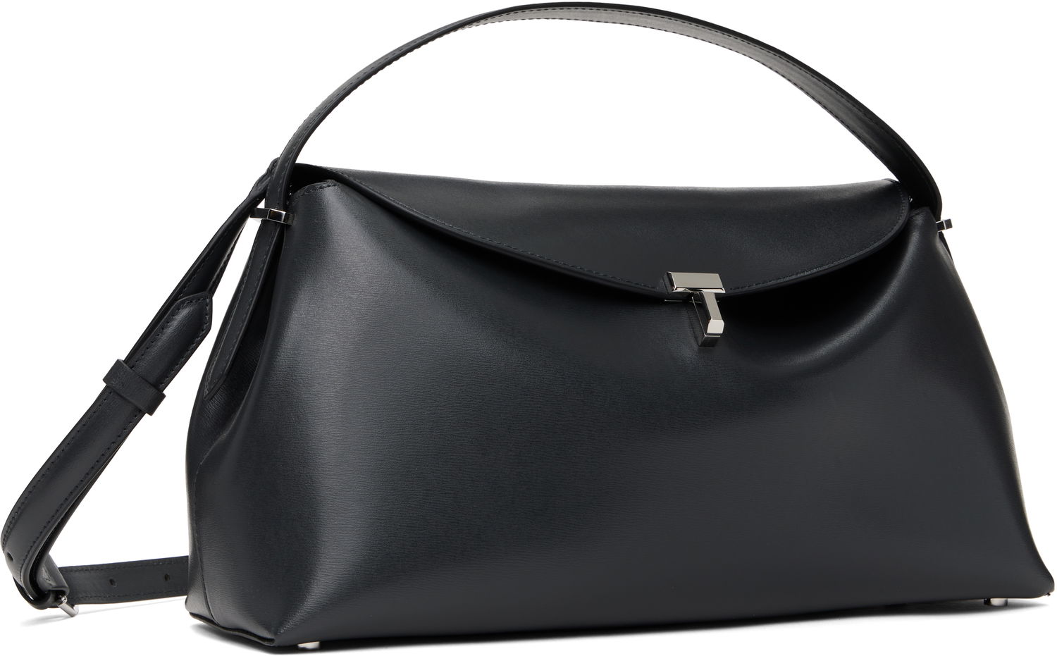 Kabelka TOTEME TOTEME T-Lock Leather Top Handle Bag Čierna | 234-WAL956-LE0025, 1