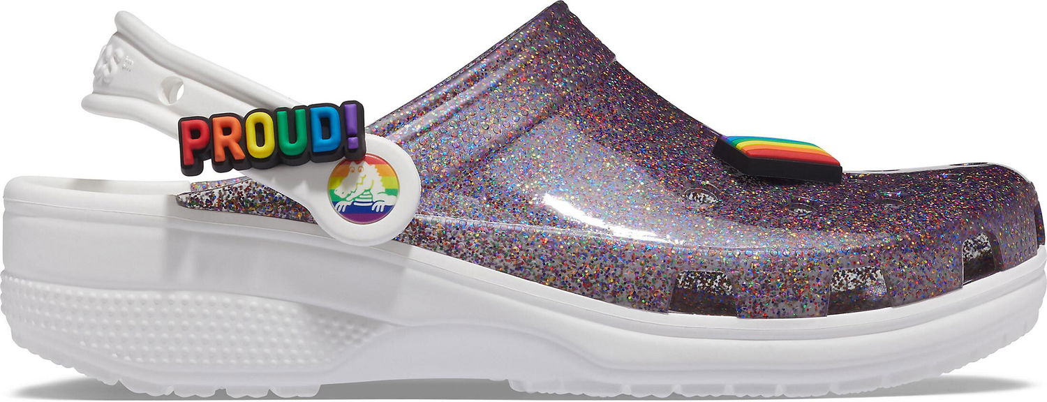 Tenisky a topánky Crocs Classic Clog "Glitter Pride" Rôznofarebný | 207343-100, 0