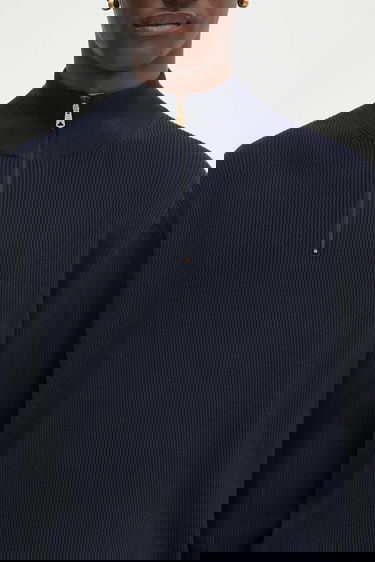 Sveter Paul Smith Paul Smith Half Zip Knit Sweater Navy | M1R.534Z.T02763, 3