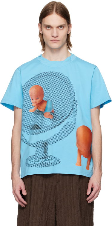 Tričko Vivienne Westwood Vivienne Westwood Baby Isla T-Shirt Modrá | 3G01003F-J001M-, 0