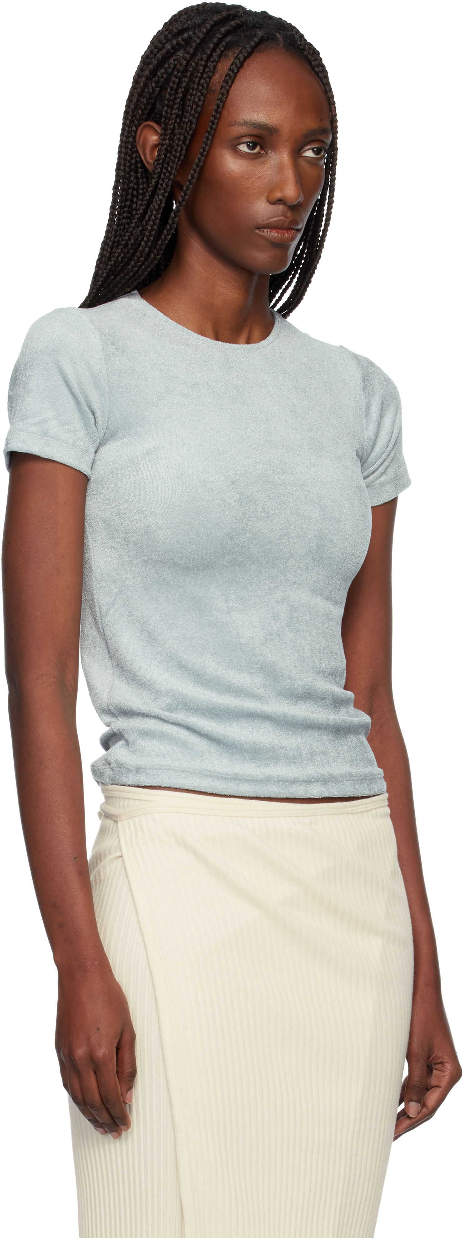 Tričko Baserange Omo Terry Short-Sleeve T-shirt Modrá | TTOT-VE-WI25, 1