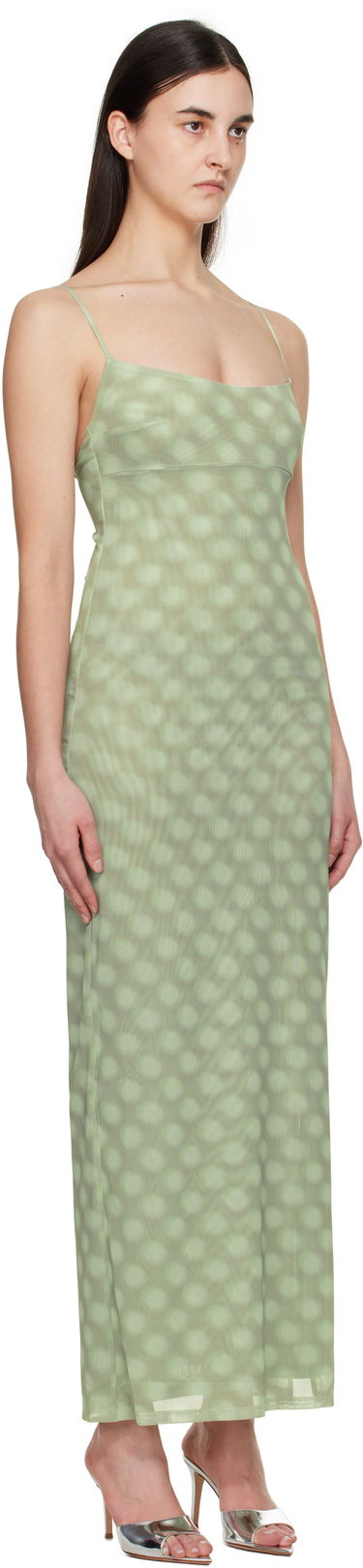 Šaty Miaou Miaou Thais Maxi Dress Zelené | 5019PM1MBD, 1