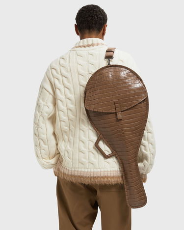 Kabelka Lacoste Crocodile Embossed Racket Bag Hnedá | NU5169DP-T15, 2