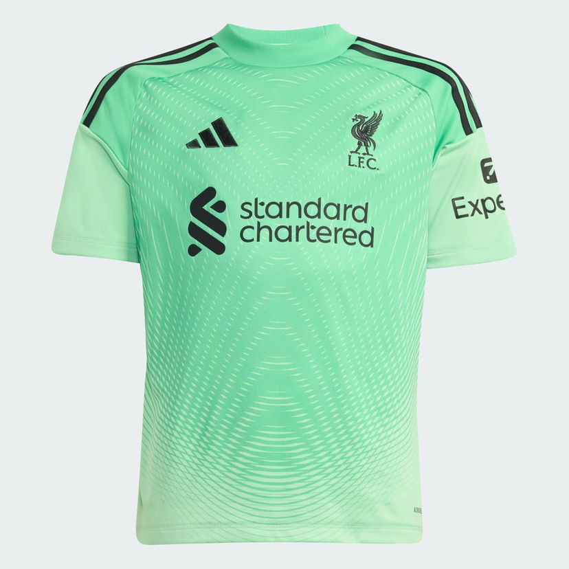 Dres adidas Performance Liverpool FC 25/26 Youth Goalkeeper Jersey Zelené | JZ4089