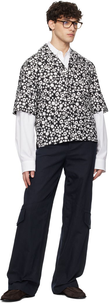 Košeľa Marni Marni Pop Fields Motif Shirt Čierna | CUMU0330S2 UTC463, 3