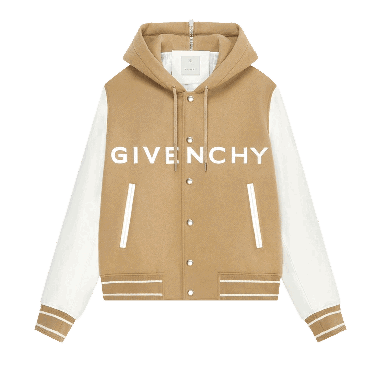 Bomber bunda Givenchy Hooded Bomber Jacket Béžová | BM00XX6Y16 118, 0