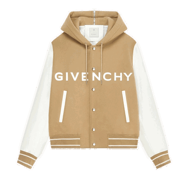 Bomber bunda Givenchy Hooded Bomber Jacket Béžová | BM00XX6Y16 118, 0