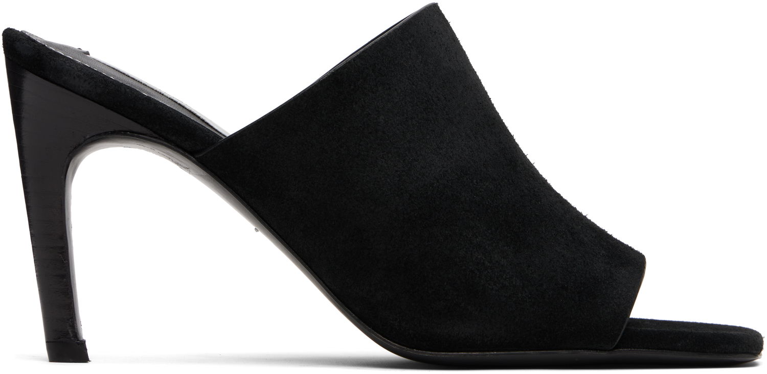 Oblečenie TOTEME TOTEME Bandeau Suede Mules Čierna | 253-WAS0245-LE0004, 0