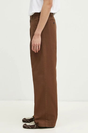 Nohavice WOOD WOOD Wood Wood Fraser Pleated Chinos Hnedá | 12435001.5181, 1