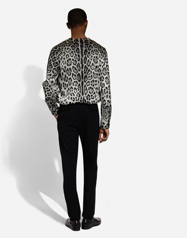 Košeľa Dolce & Gabbana Print Shirt Šedá | G5MI0TIS1WTHI13N, 2