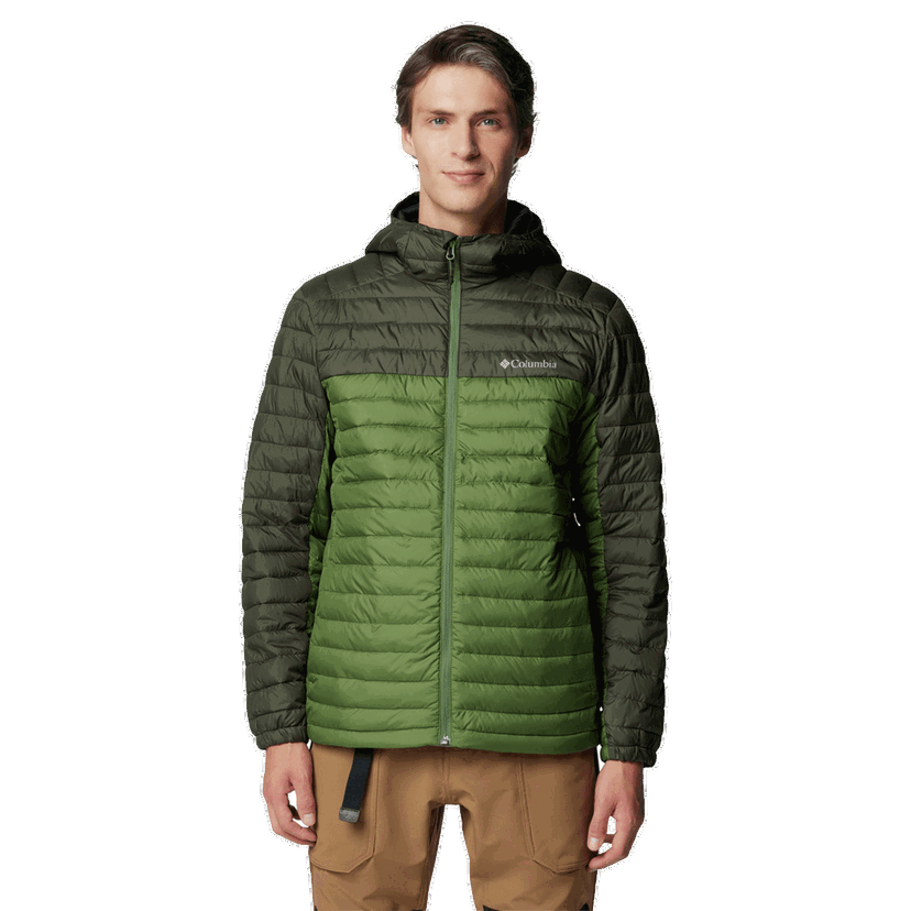 Prešívaná bunda Columbia Silver Falls™ II Hooded Jacket Zelené | 2098722352