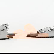 Birkenstock Arizona Big Buckle Natural Leather Patent High-Shine Slides